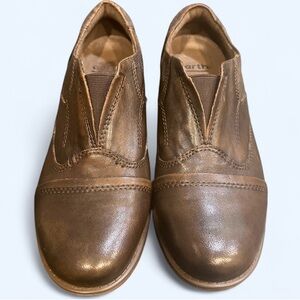 Earth Almond Brown leather Avani Banyan slip on Shoe Women’s size 8.5W